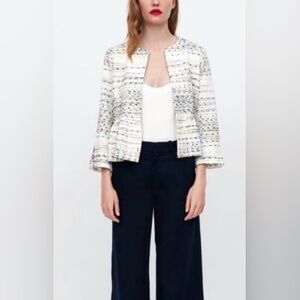 Zara peplum blazer